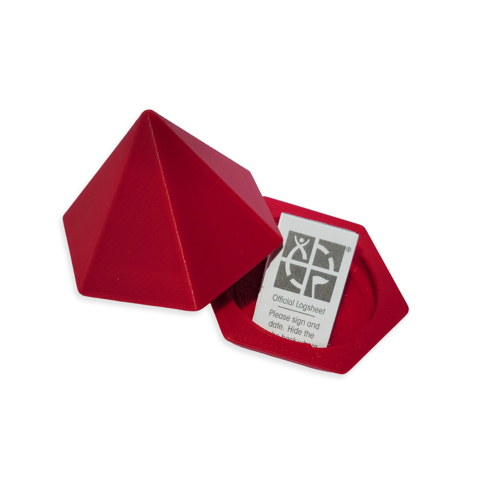 Small 3D Printed Gem Shaped Cache Container - Ruby – Shop Geocaching