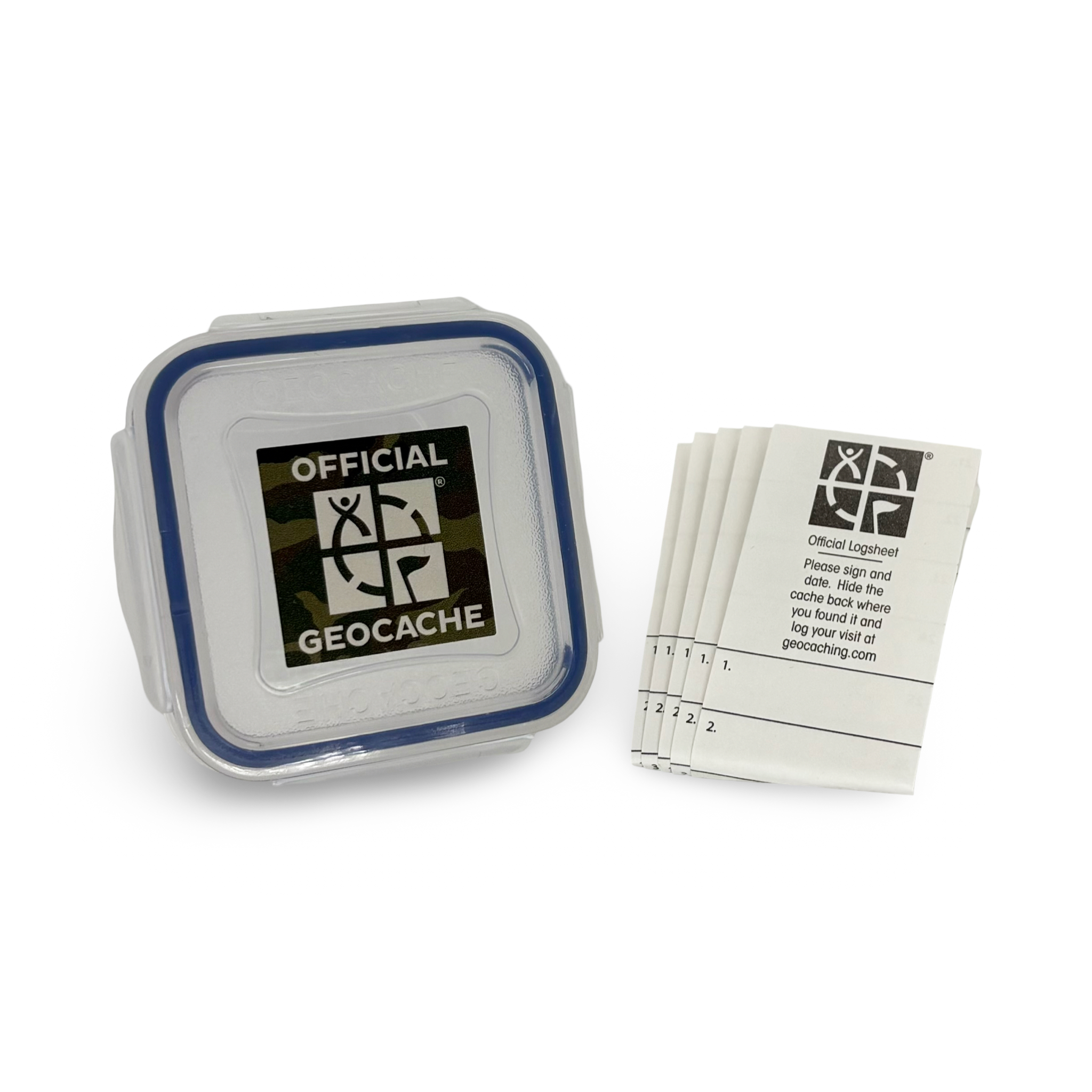 Official XX-Small Geocache with Log Strips - Green Camo – Shop Geocaching