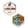 One Million Waymarks Geocoin