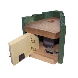 Mini Wooden Bird House Geocache Container Ready to Hide just 6 cms Tall 