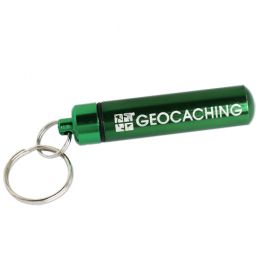 Micro capsule Official Geocache 5 cm X 10 - Green - Cache Boutique