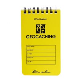 GEOCACHE LOGBOOK AND PENCIL WITH 60 LINED PAGES SO SPACE FOR 1920 LOGS 