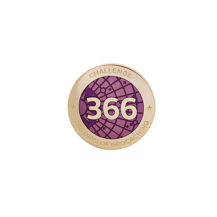 366 Days of Geocaching Challenges Patch 