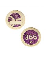 Challenges Geocoin and Tag Set - 366 Days of Geocaching