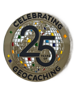 Celebrating 25 Years of Geocaching Geocoin- COMING SOON!!!