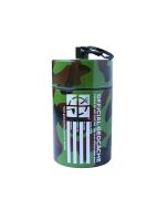 Small Cylinder Geocache- Dark Camo