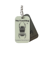 Geocaching QR Travel Bug® - Glow in the Dark