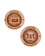 Milestone Wooden Nickel SWAG Coin - 1st Find! 