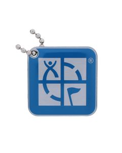 Geocaching Logo Travel Tag- Blue