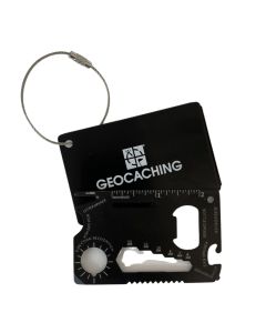 Geocaching 10-in-1 Card Tool- Black