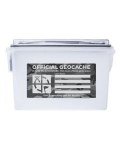 Clear Ammo Can Cache Container - Urban Camo