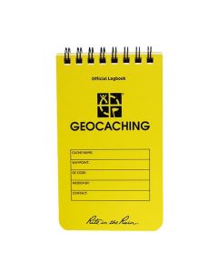 10pcs Geocaching log logbook notebook for PET micro container Yellow logs 50p 
