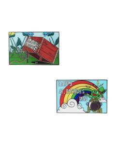 Cache at the End of the Rainbow Geocoin