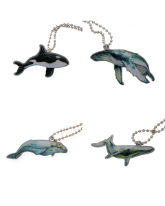 Whale Travel Tag Set - All 4 Tags