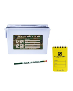 Official Ammo Can Kit with Logbook & Pencil Kit - Green Camo