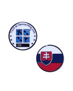 Country Micro Geocoin- Slovakia