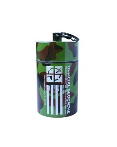 Small Cylinder Geocache- Dark Camo