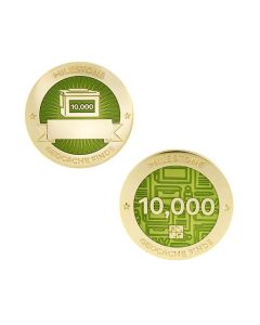 Milestone Geocoin and Tag Set - 10,000 Finds