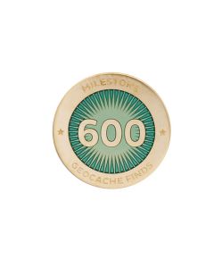 Milestone Pin - 600 Finds