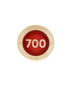 Milestone Pin - 700 Finds