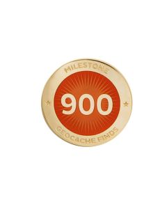 Milestone Pin - 900 Finds