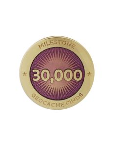 Milestone Pin - 30,000 Finds