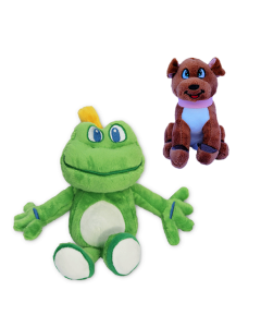 Mini Signal the Frog®️ and Micro Tracker Plush Set