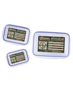 Triple Cache Container Set - Green Camo