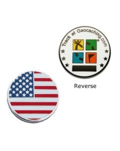 Country Micro Geocoin - USA